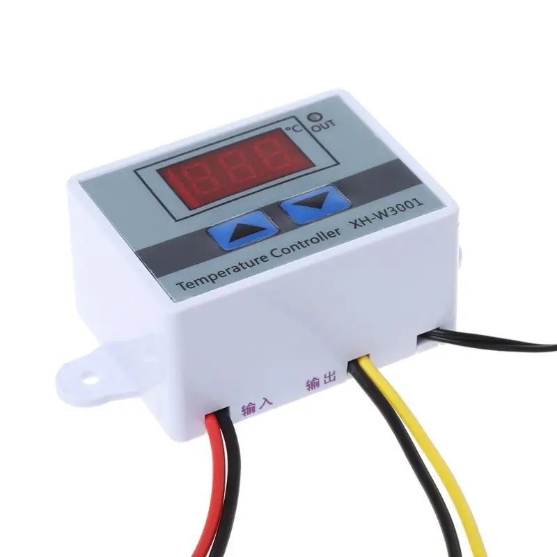1X 220V Digital Temperaturregler Thermostat LED Controller Temperatur Regler Neu 