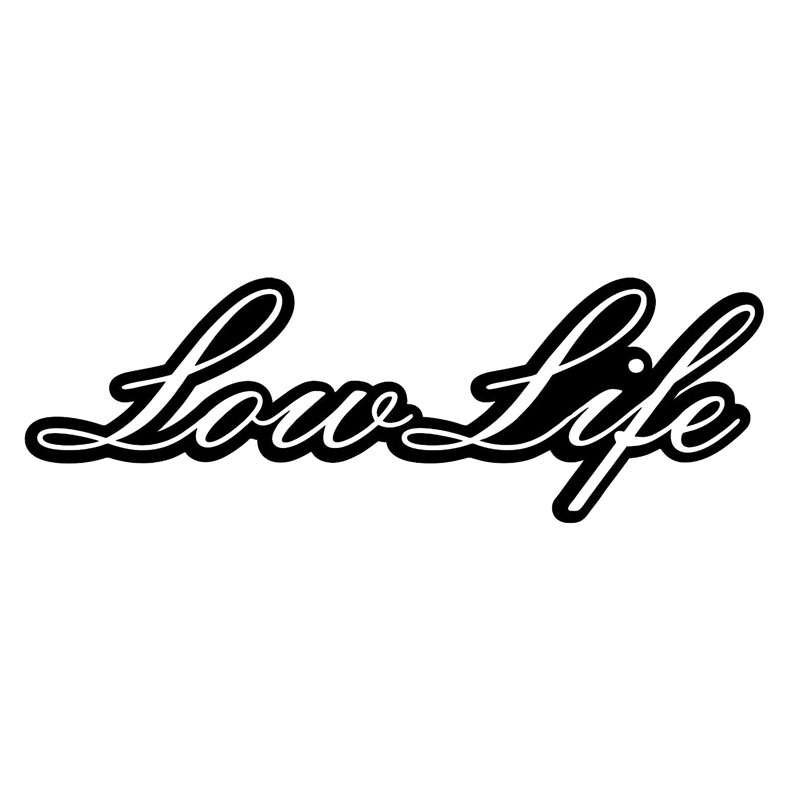 Interesting Low Life Funny Car Sticker Cool Car Styling Vinyl Stickers Car Motorcycle Body Accessories 18 6cm Car Stickers Aliexpress