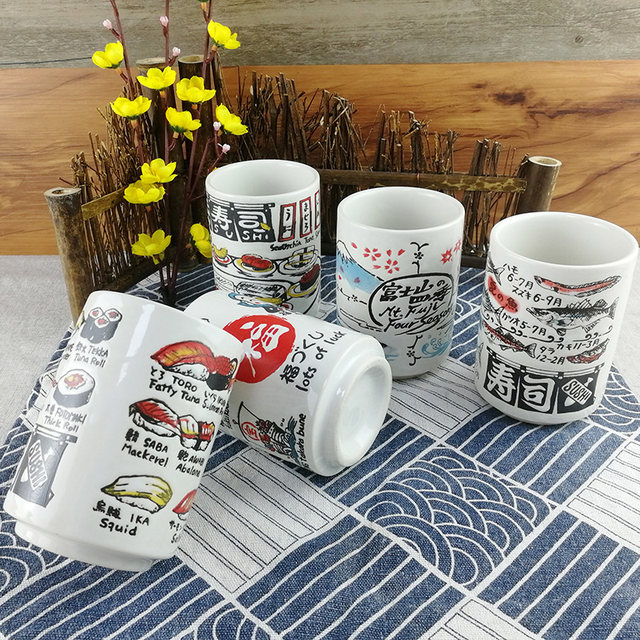 HOMURY Tazza Giapponese 230ml - Ceramica Con Manico Legno Per Caffè E Tè - Foto 6