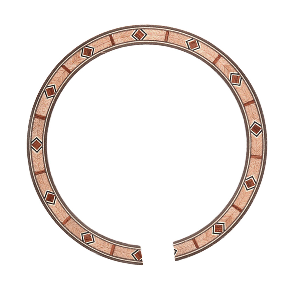 B-55 Acoustic Guitar Rosette Soundhole Sticker for Acoustic Guitar Coffee