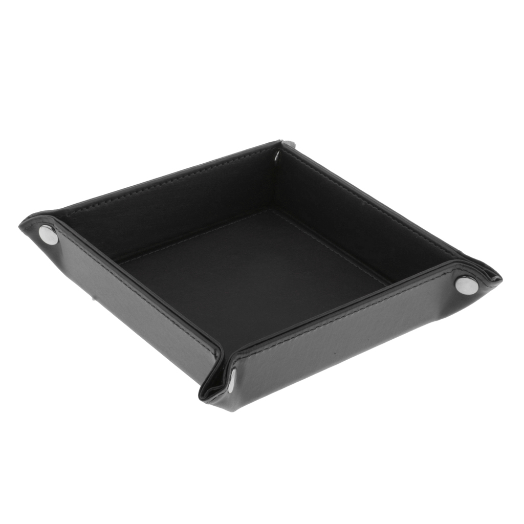 Coin Storage Rolling Dice Tray Party Flat Square DND Games Fun Accessories