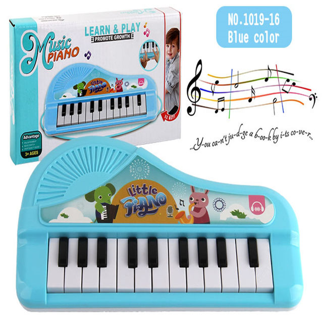 Junlucki Teclado de piano, teclado de piano, brinquedo para meninas,  presentes musicais para crianças e bebês (piano estéreo atualizado) branco)