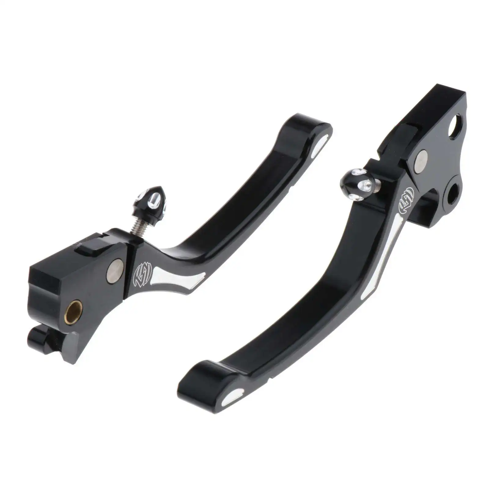 1 Pair Regulator Clutch Brake Lever Accessories for 04-13 XL , Black