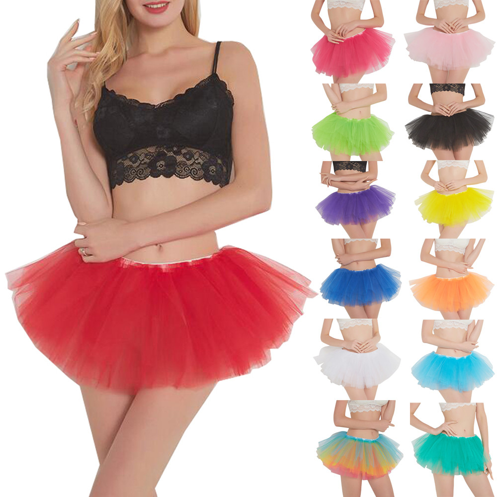 JAYCOSIN Fashion Women Tulle Tutu Mini 