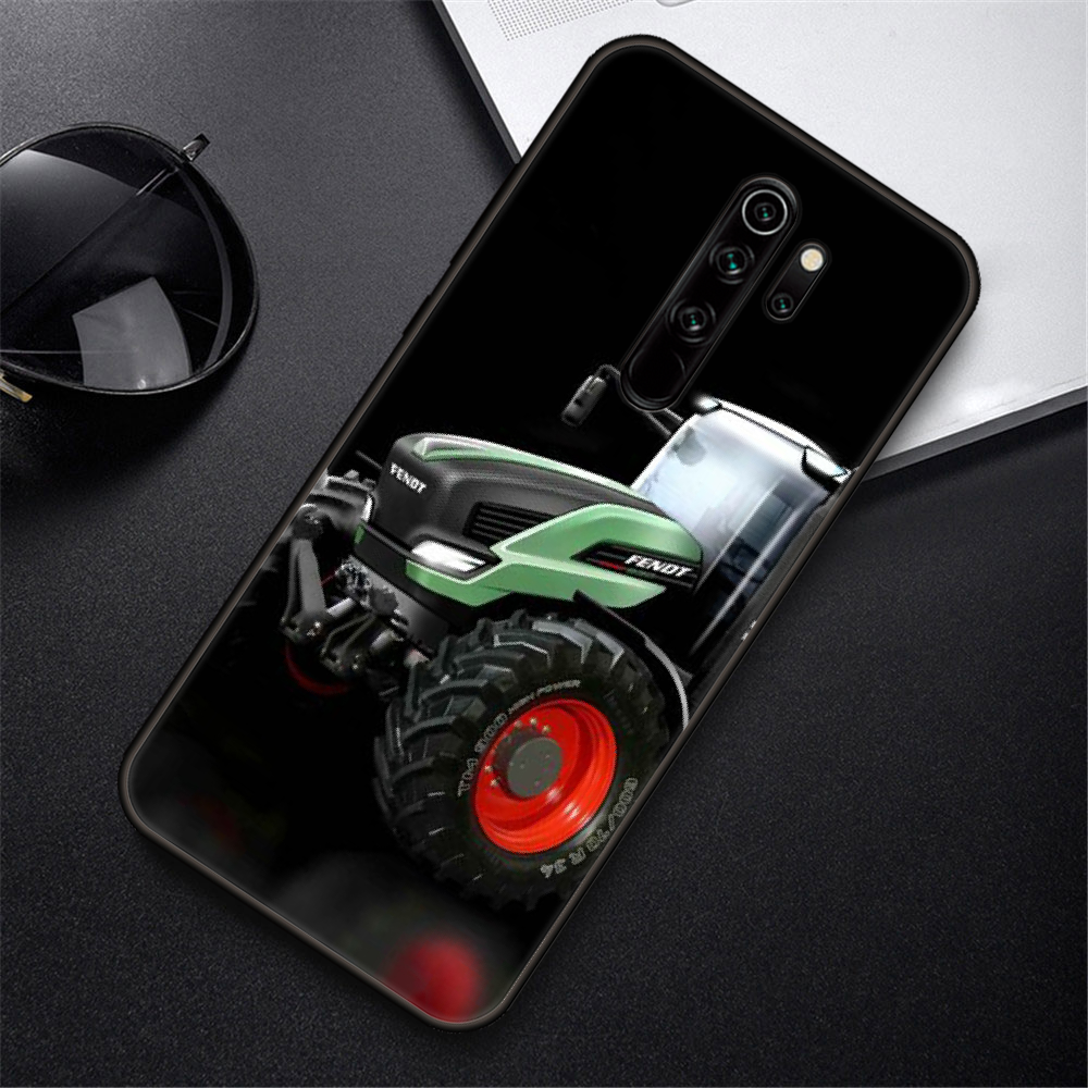 Phone Case For Xiaomi Redmi Note 8 8T 10 9 9S 7 6 Pro xiaomi 9 9A 8 8A 7 6  Black Cover Shell 3D Bumper Tpu Coque fendt Tractor