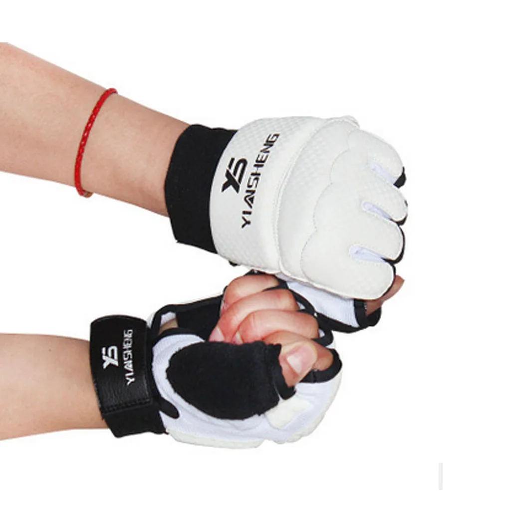 Details about   MMA   Boxing Gloves Sparring Kick Muay Thai Gym Punching Bag Half Mitt 
