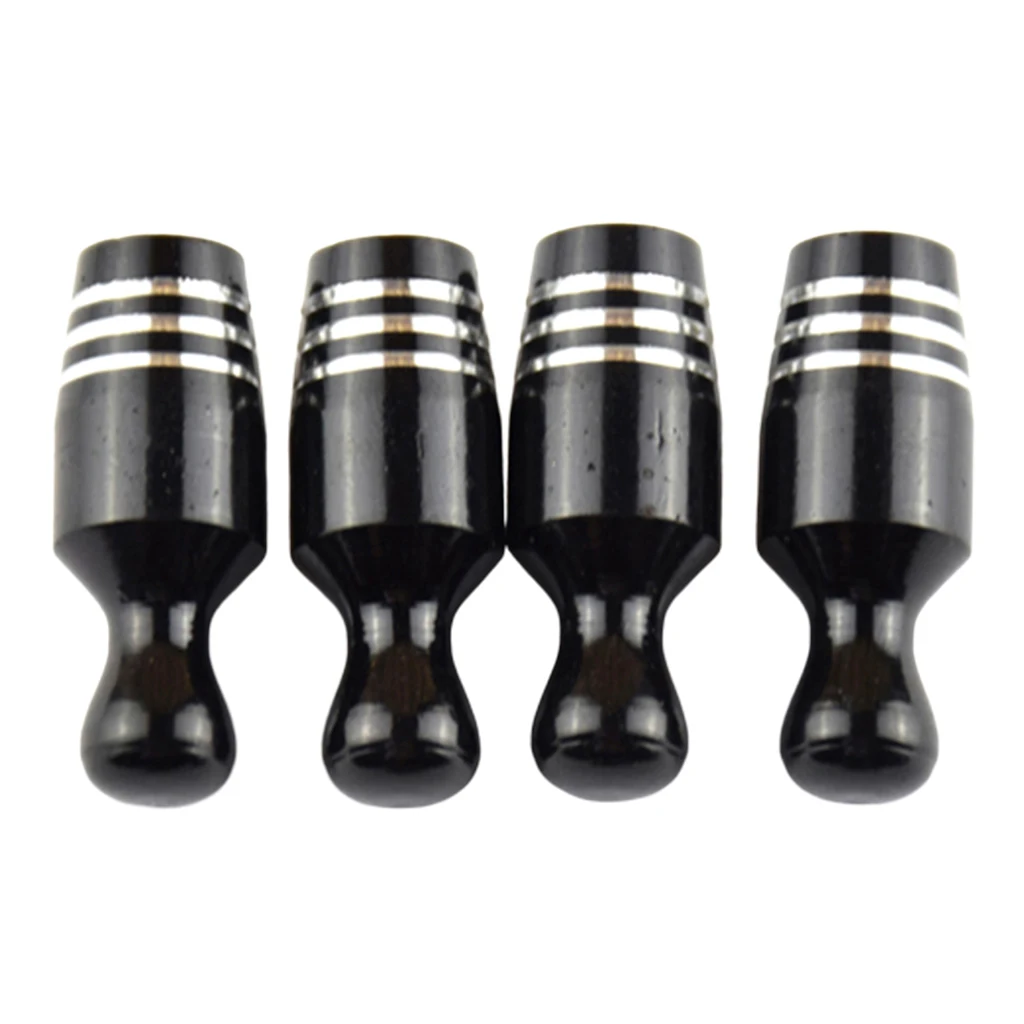 4pcs Multi-Color Anodized Machined Bicycle Tire Valve Caps Dust Proof America