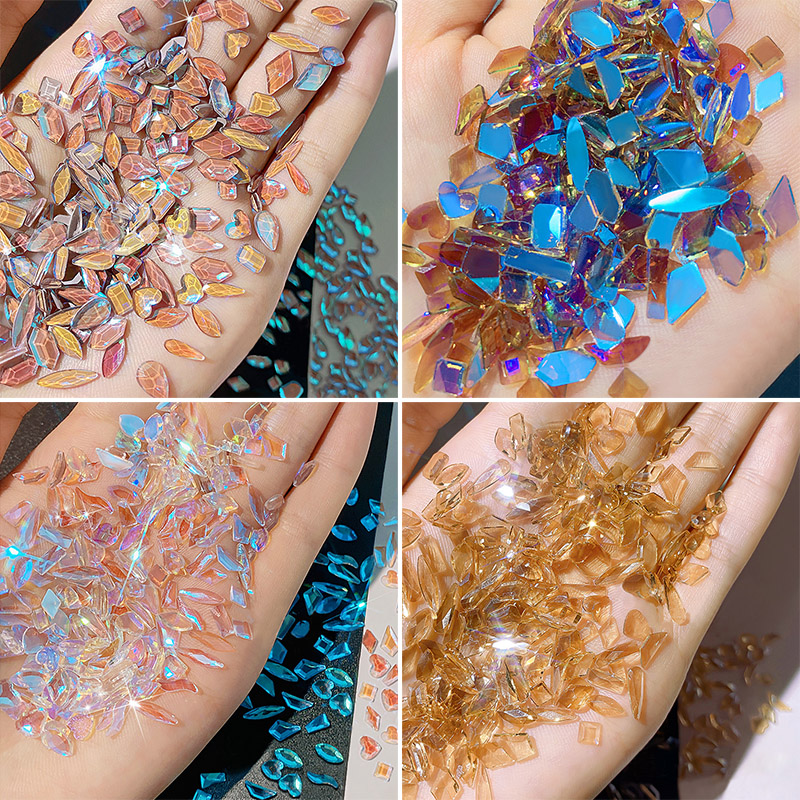 Best of 100pcs Mix AB Crystals For Nail Art Flat Back Rhinestones 3D Nail Gems DIY Manicure Decorations Reviews & Tips