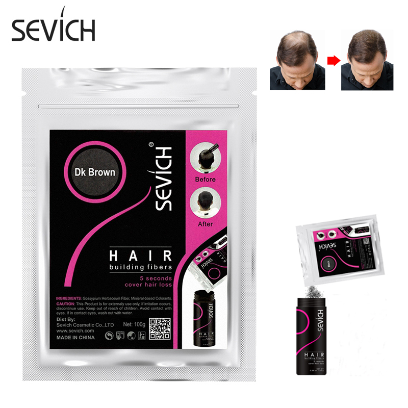 Best of Sevich 10 Colors Hair Fiber Thicken Powder 100g Refill Bag Hair Loss Products Hair Building Fibers Powders Reviews & Tips