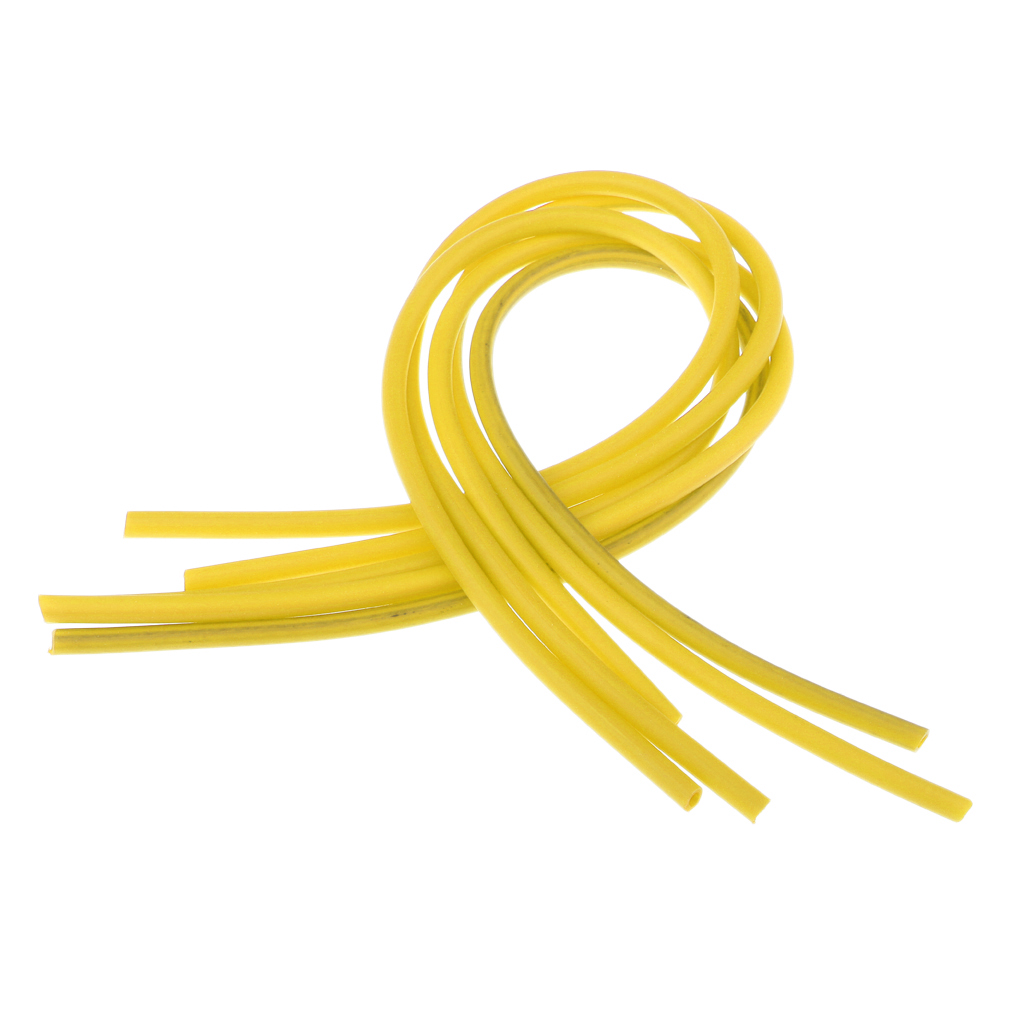5pack 3mm Soft Elastic Thin Film Silicone Tube for Nymph Worm Skin Fishing Rig Sleeve Fly Tying Material DIY Making Tackles