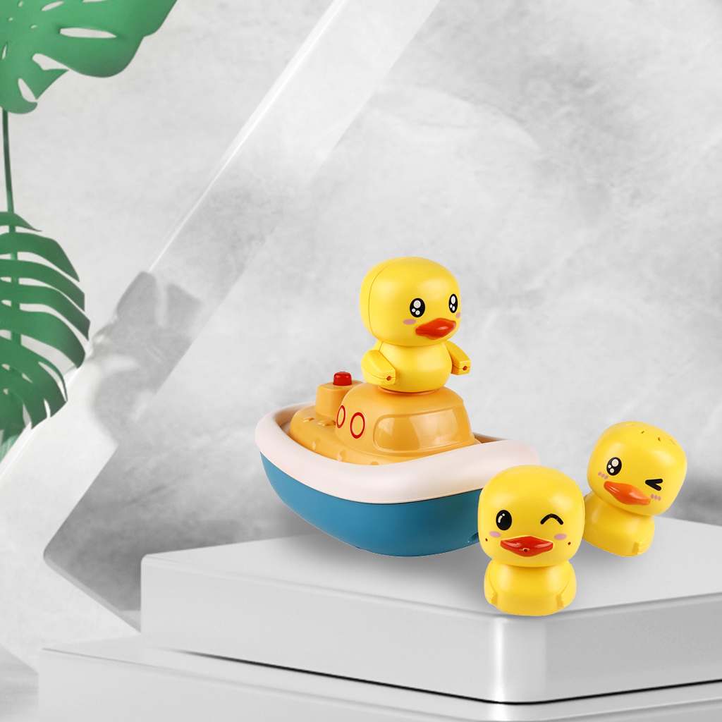 Baby Cute Bath Toy Duck Baby Bathtub Water Pump Shower Toys Bathroom Birthday Gifts Toddlers