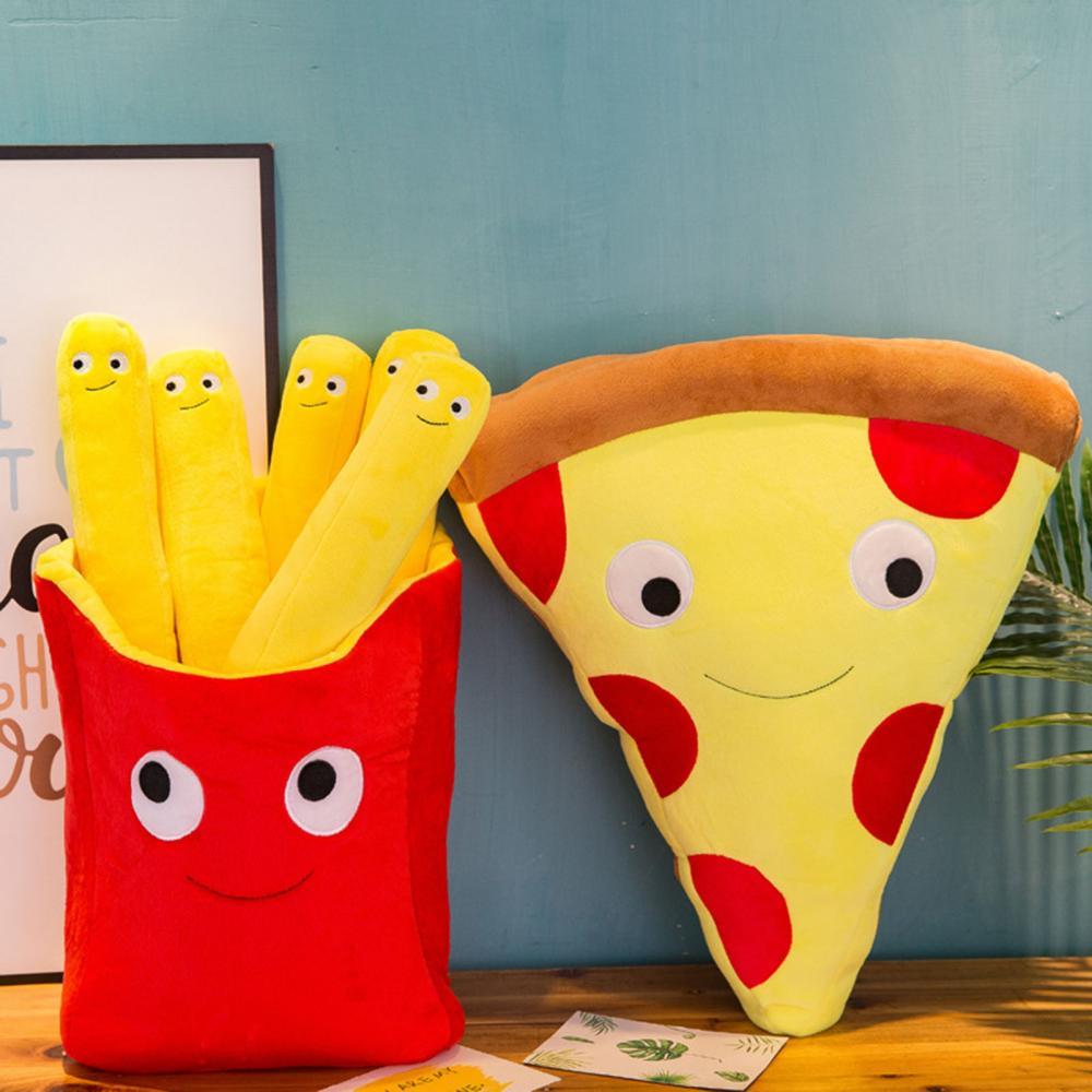 pizza plush pillow