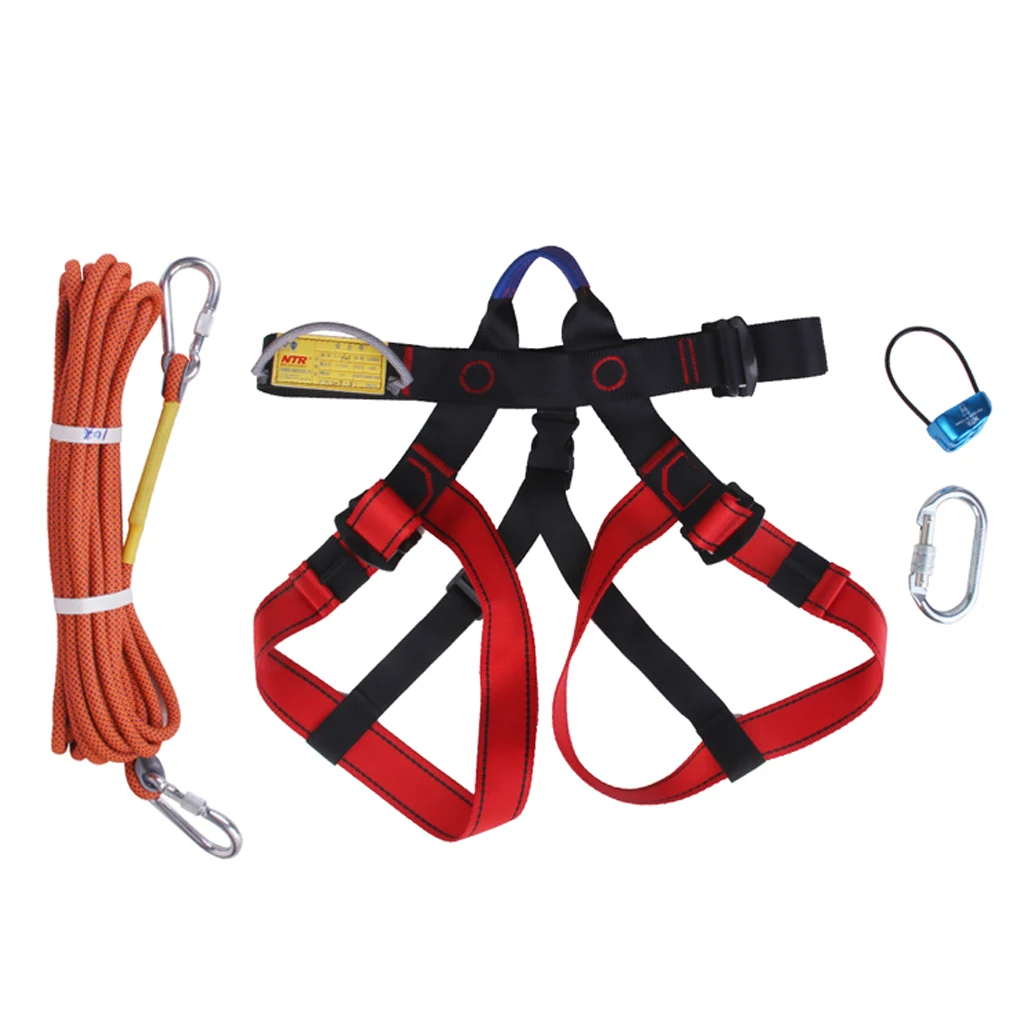 Climbing Harness Safe Belt for Fire  Caving Rock Climbing Rappelling Equipment Half  Protect