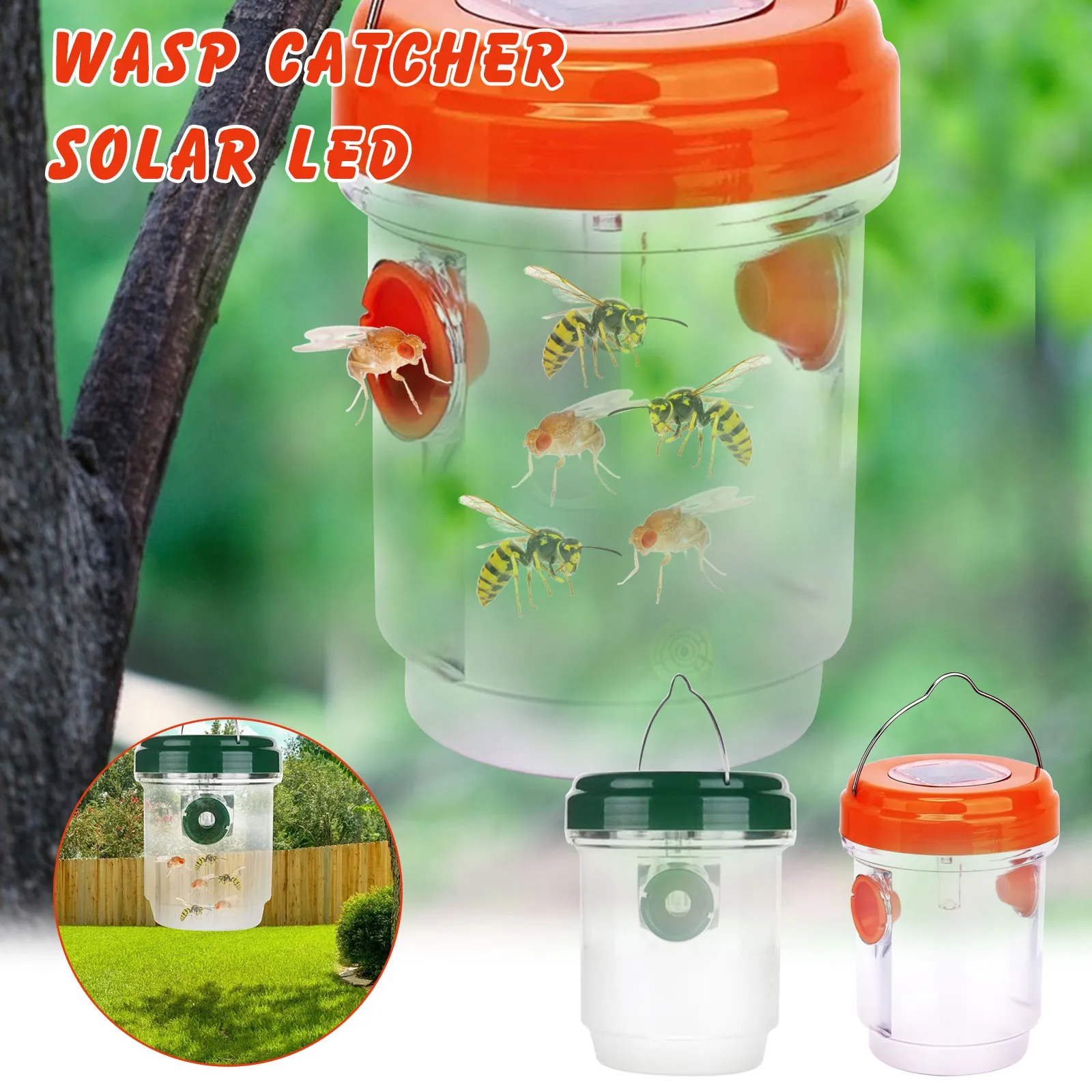 Wasp Trap Patio Restaurant Mosquito Fly Killer Pests Insects Outdoor Garden 