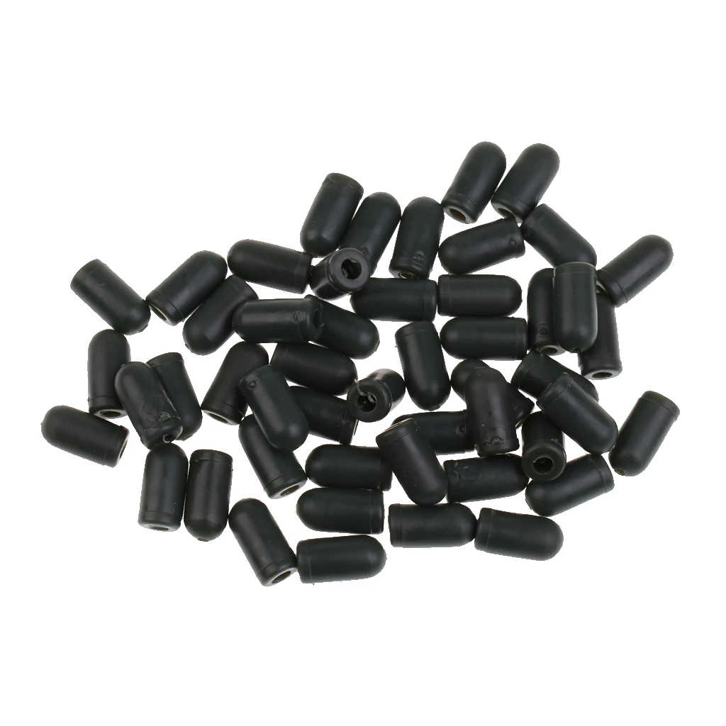50 Pieces  Green Soft Rubber Buffer Shock Beads Helicopter Rigs Fishing Accessories Dropshipping