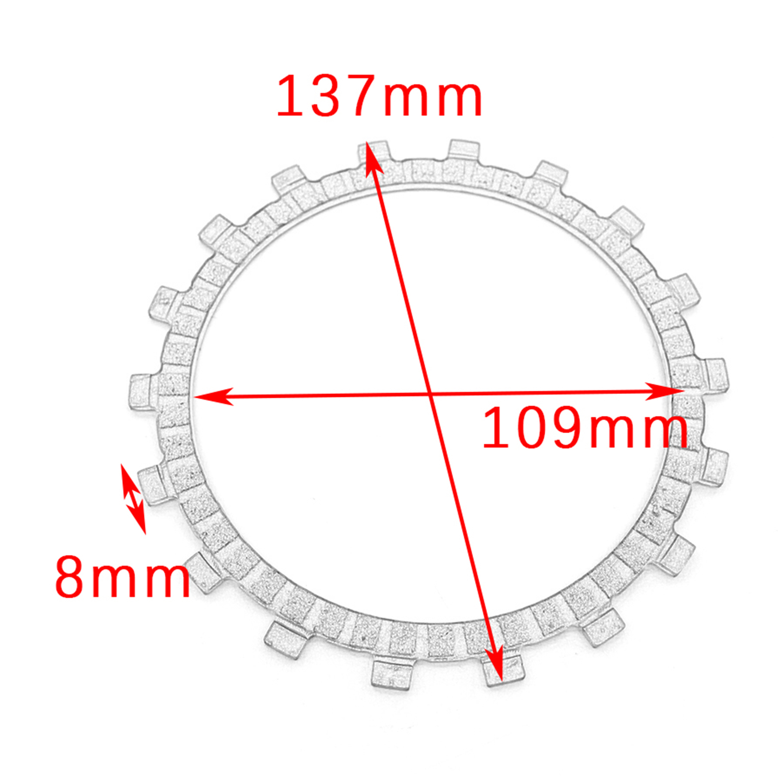 1Set Motorcycle Clutch Friction Plates Kit for BMW R1200GS R1250GS R1200RT R1250RT R1200R R1250R R1250RS 2010-2019