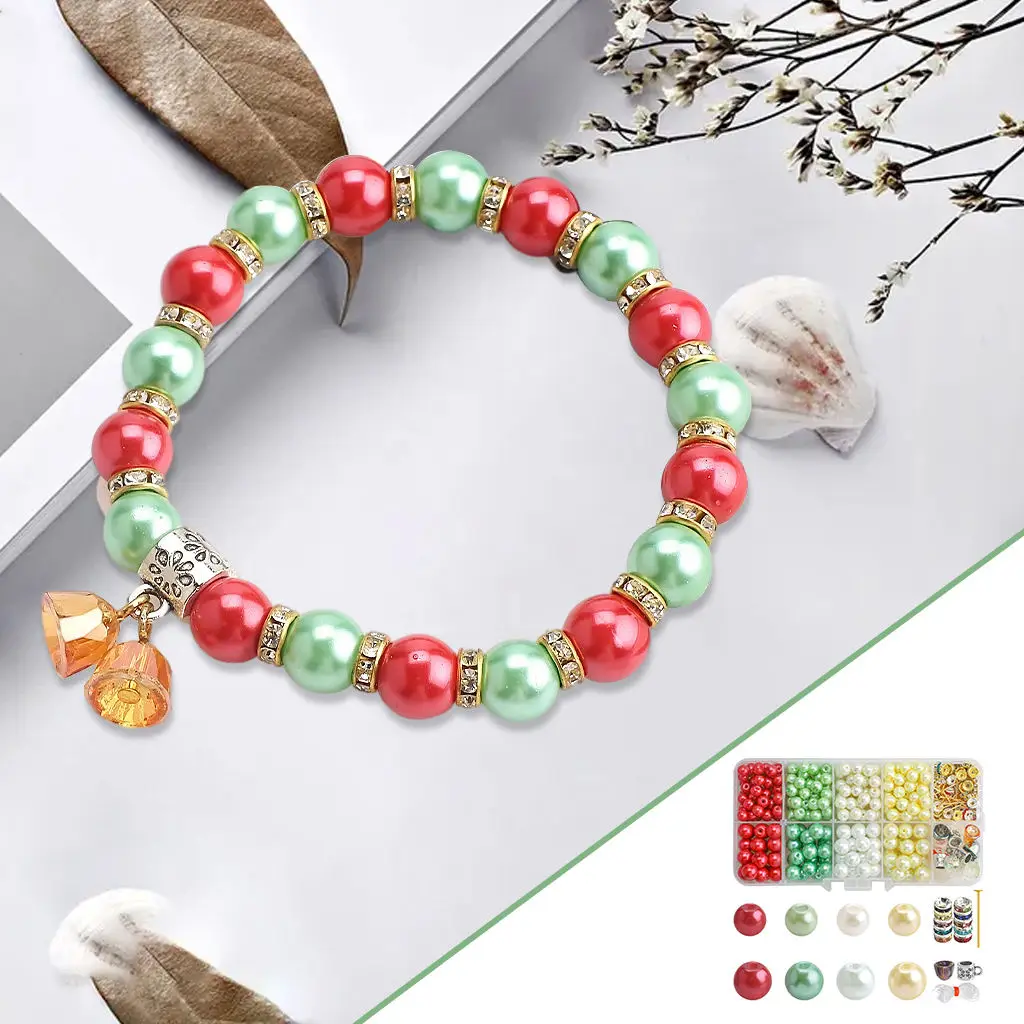 Glass Pearl Beads Assorted Colors Handcrafted Round Loose Spacer Bead Faux Pearl