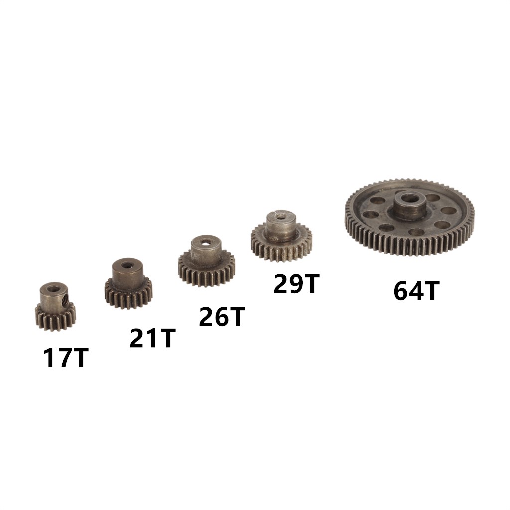 MagiDeal 11184 Steel Spur Diff Differential Main Gear Set RC Motor Pinion for HSP  HPI 1/10 RC Car Remote Control Parts