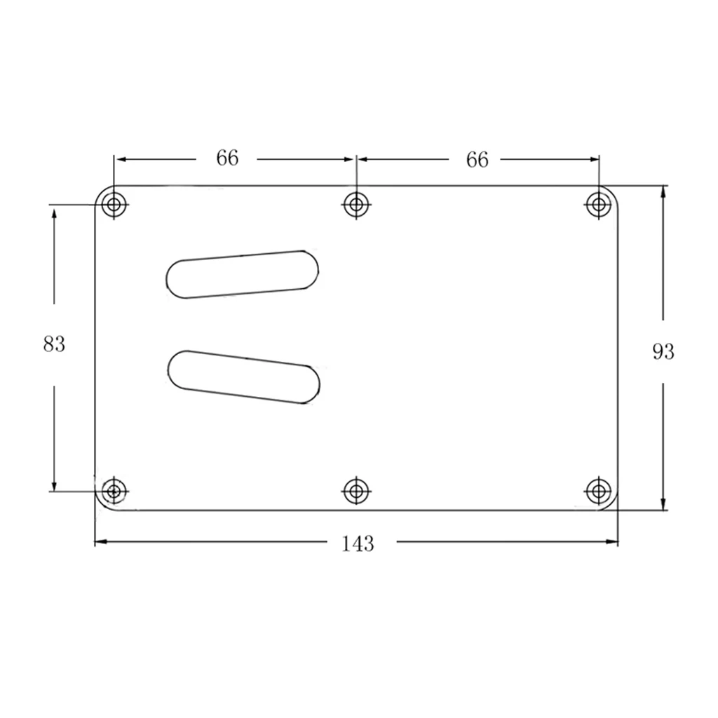 Guitar back plate Cavity cover Replacement parts for electric guitar