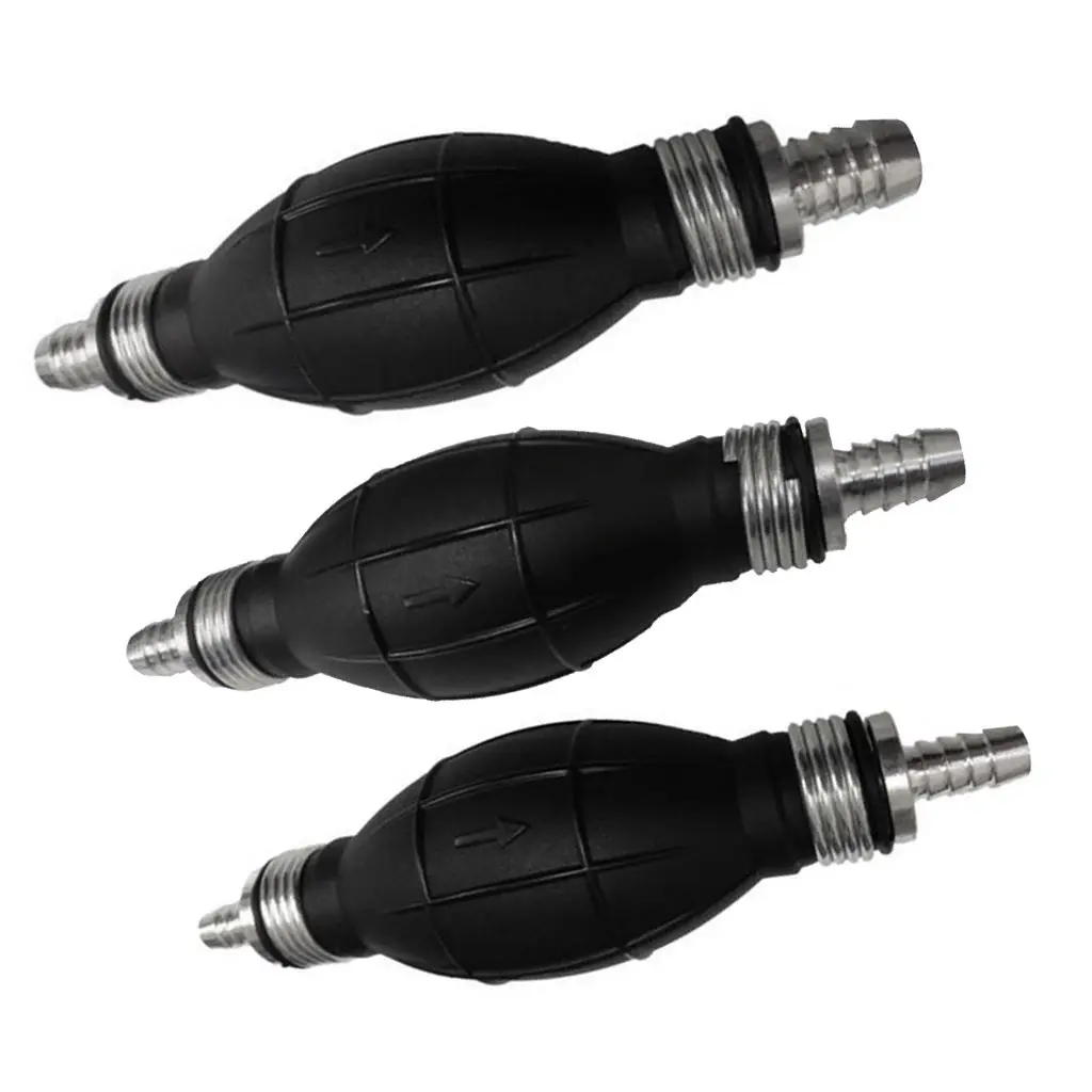 3pcs Rubber Fuel Line r Bulb Replacement for Outboard/Inboard Engine