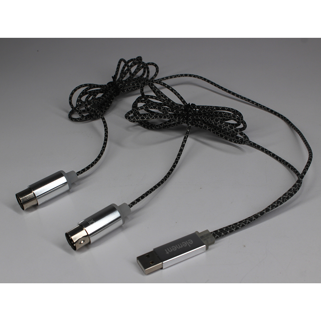 Copper MIDI to USB Converter Music Line Dual End Cable Wire Editor for PC