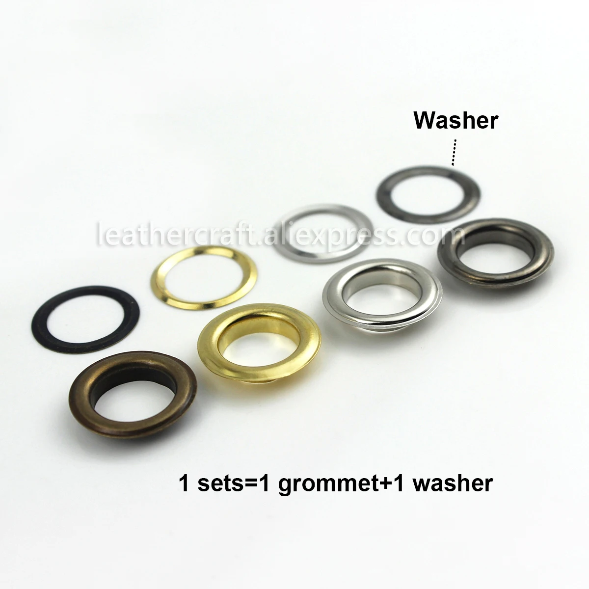 8mm Curtain Eyelet Rings Metal Brass Round Grommets Leather Crafts sfgf 