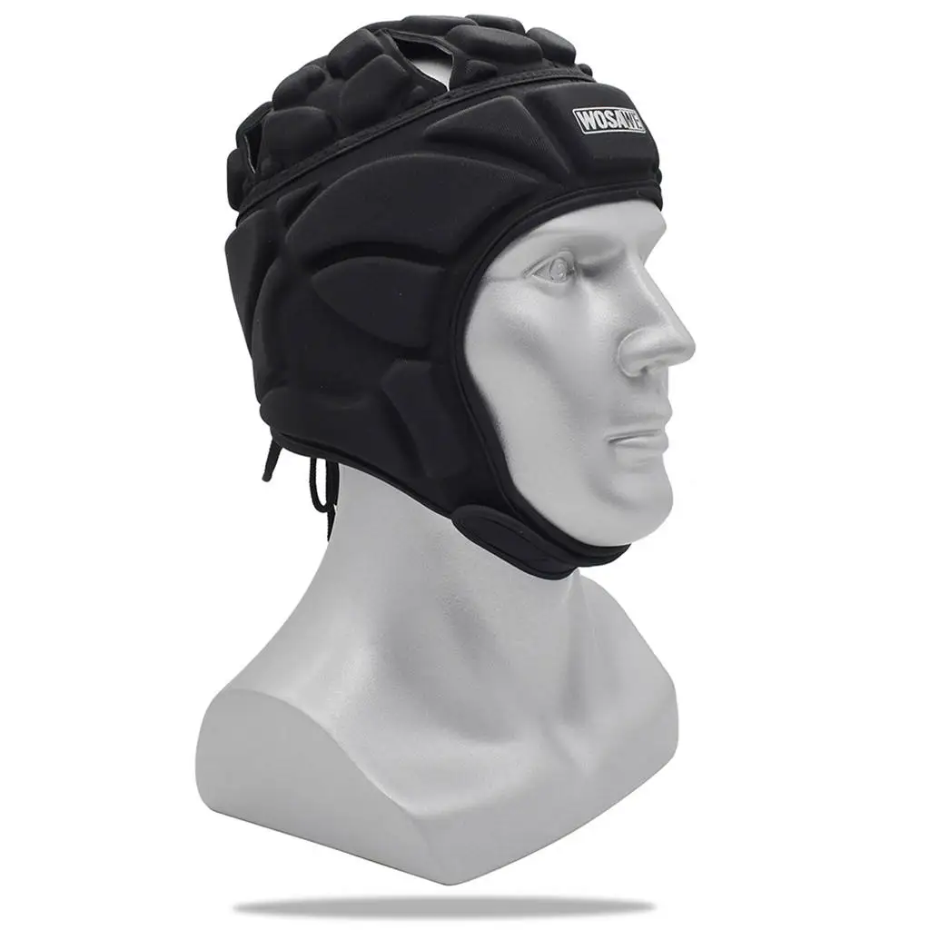 Flag Football, Pro Helmet EVA Shock-proof Headgear with Visor for Rugby