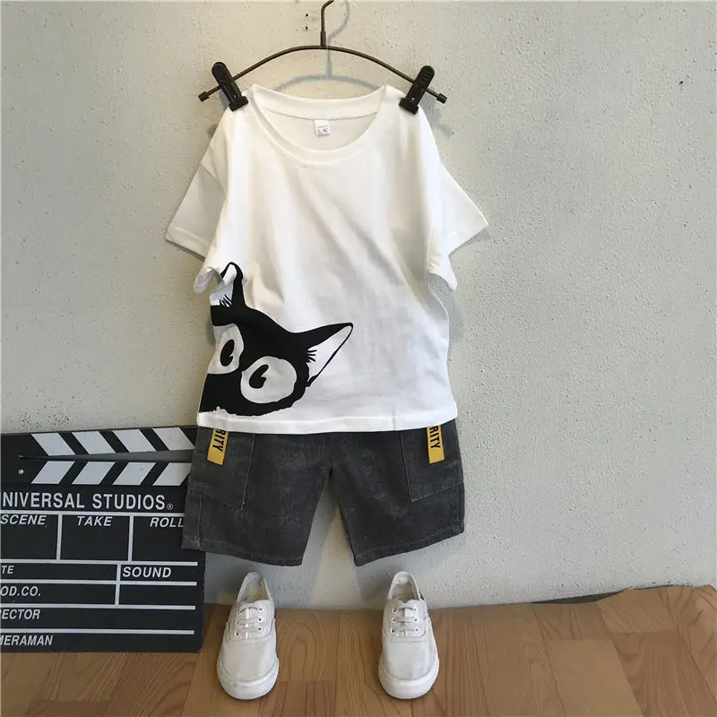 Hip Hop Fashion Baby Toddler Boys Polo Shirts and Shorts Outfits