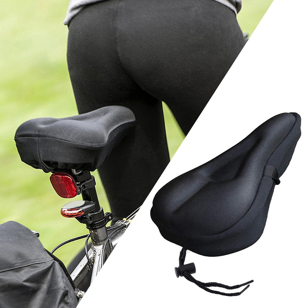 Title 3, Bike Seat Cover Bicycle Padding 3D Soft Gel Sad...