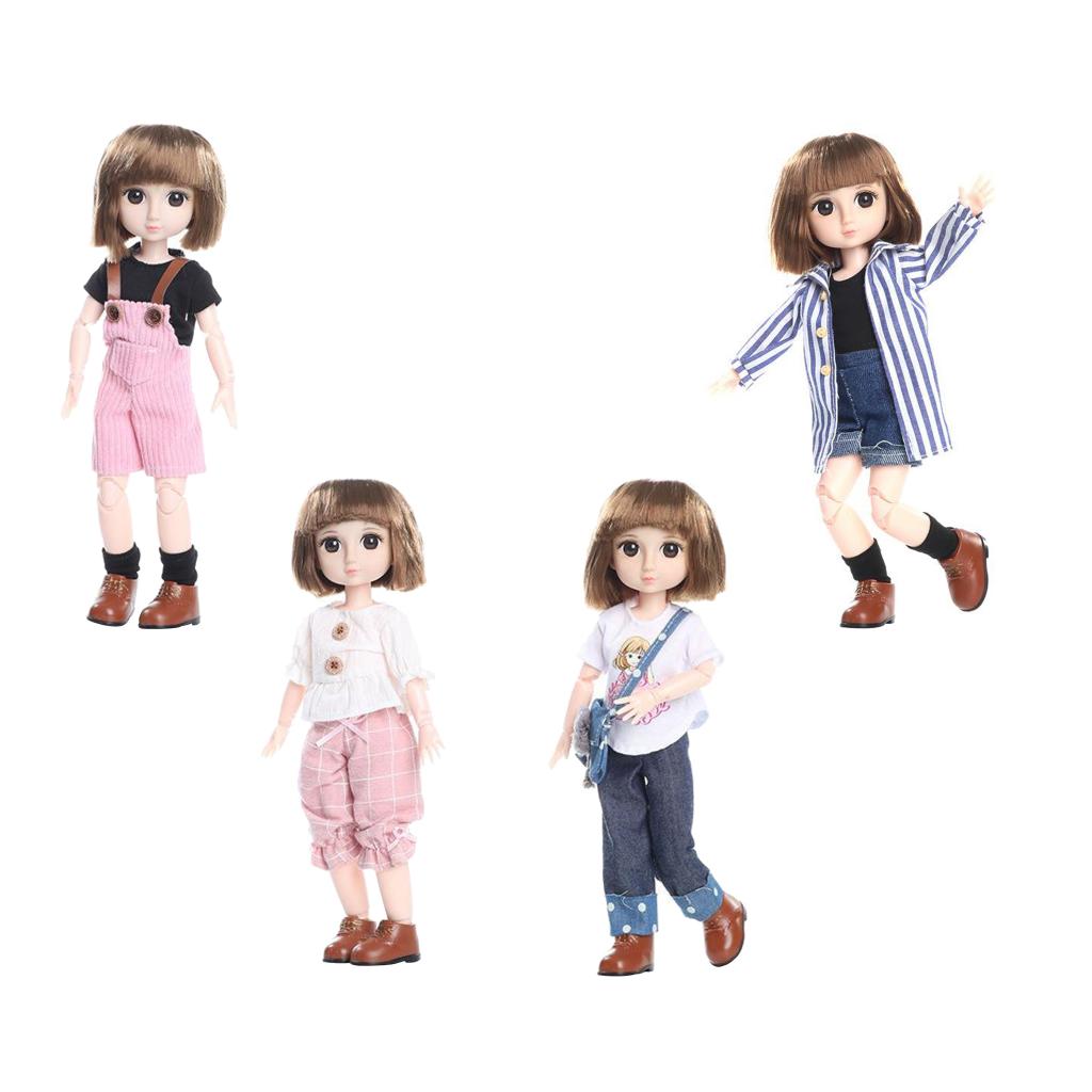 14.2 Inch Flexible BJD Girl Doll Fashion Toy For Girls Gift & Accessories