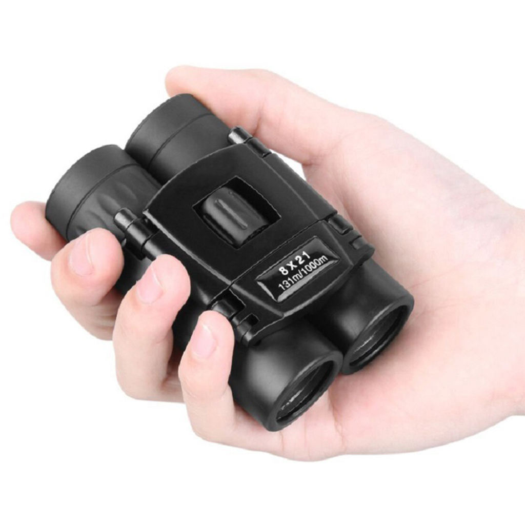 Compact Binoculars 8x21 Binoculars BK7 FMC Optics for Hiking Bird Watching