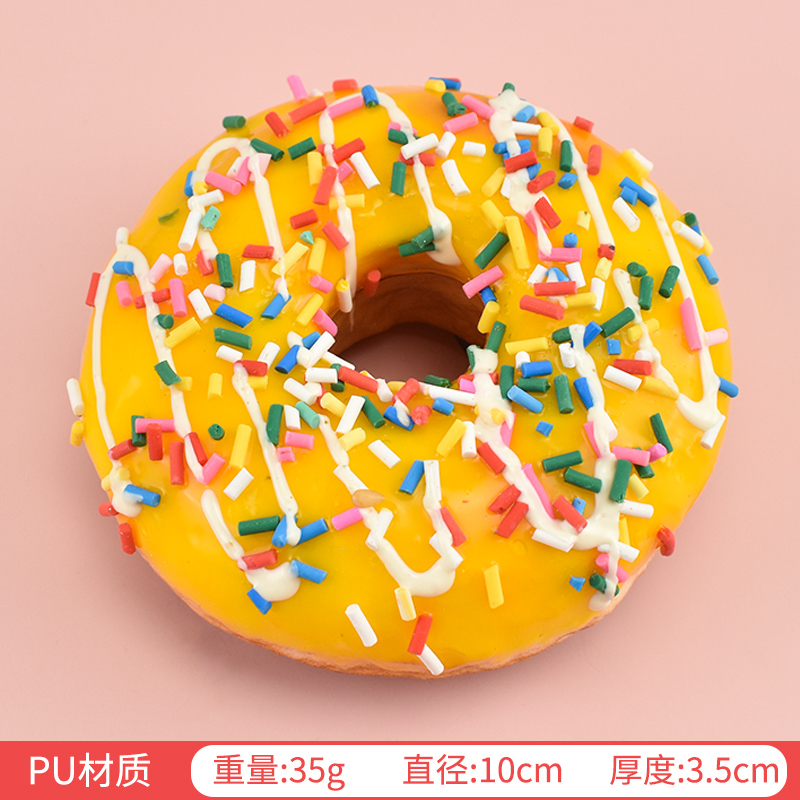 10 cm große, simulierte Donuts, Brot, Stressabbau, künstliches Brot, Kuchen, Heimdekoration, Hochzeitsdekoration, Fotografie-Requisiten, 1 Stück – Detail 10