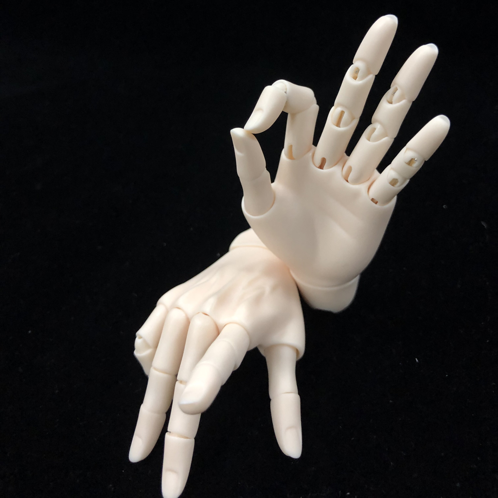 1/3 Resin Flexible Jointed Hands for BJD Male Dolls DIY Making Accessories