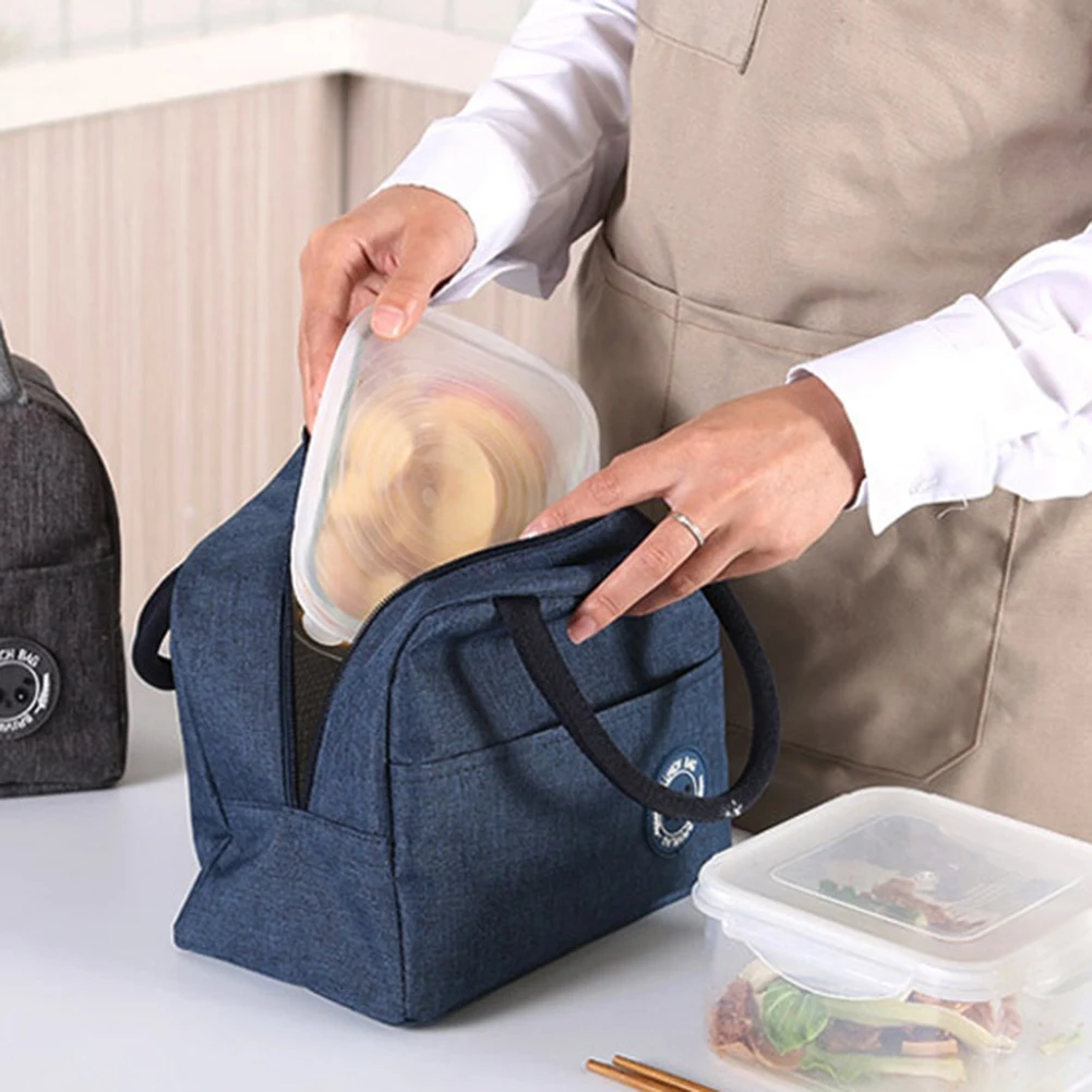 Portable Soft Insulated Thermal Cooler Lunch Box Carry Tote Picnic Storage Bag 