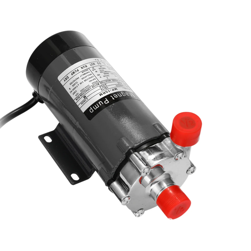 Magnetic Alcohol Beer Pump 220V Plug-AU, Made of Stainless Steel Heads, 1/2 inch Inlet and Outlet