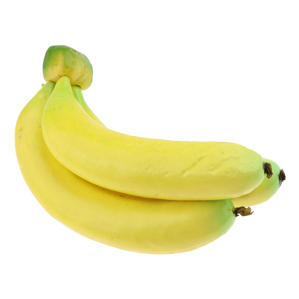 1 set Realistic Fake Banana - Real Looking Fake Fruits for House Party Deco