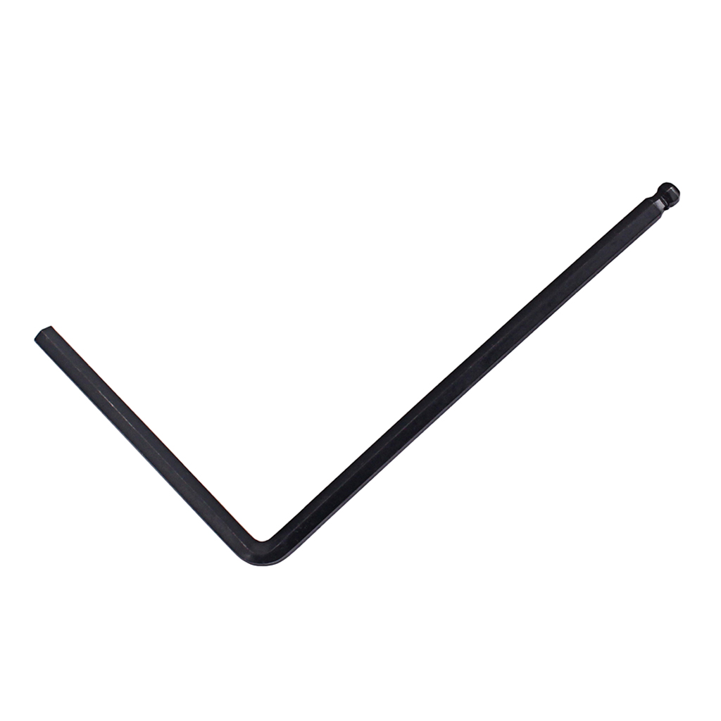 Durable L-shaped Guitars Neck  Rod Hex Wrench 5mm Ball End 120 X 70mm