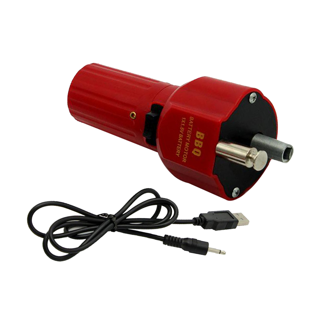 BBQ Roast Motor Barbecue Grill Rotisserie Motor for Outdoor Picnic w/ Boost