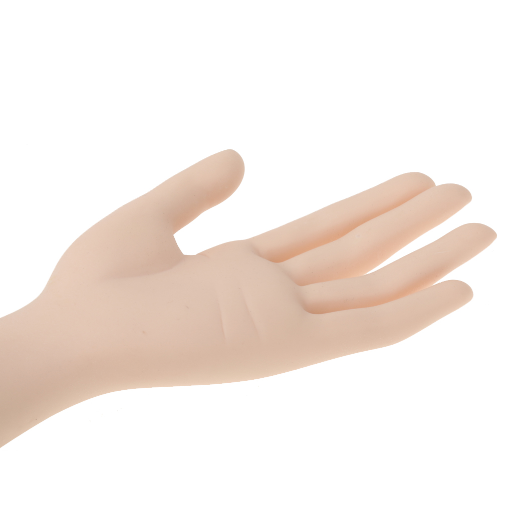 Hot Sale Nail Art Training Hand Flexible Soft Plastic Flectional Mannequin Model Hand Nail Art Practice High Quality