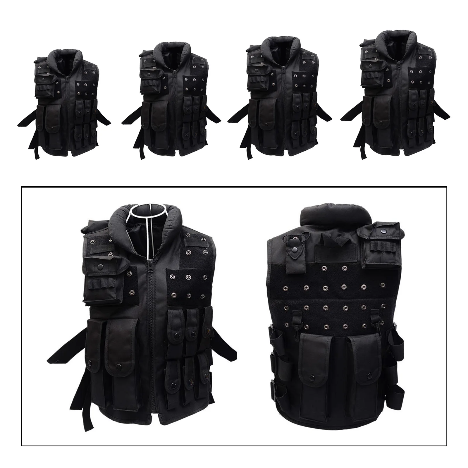 Breathable Tactical Vest CS War Jungle Game Waistcoat s Detachable Molle Pouches Bag