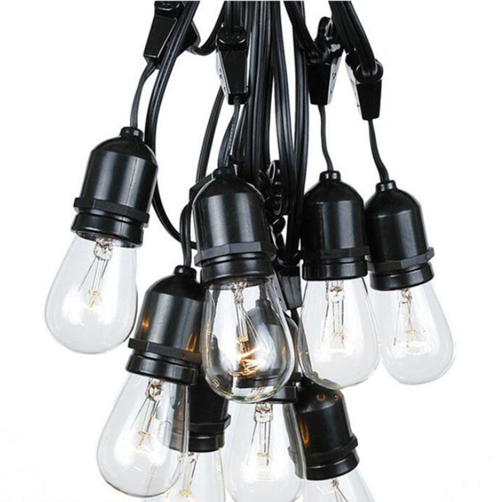 Conduziu a Luz da Corda Conduziu a Lâmpada da Festa de Aniversário ao ar Livre para o Jardim do Pátio Luzes de Casamento do Feriado Casa Classe Comercial 7 - 10m Hhs Ip65 1 Cheap Fios de iluminação