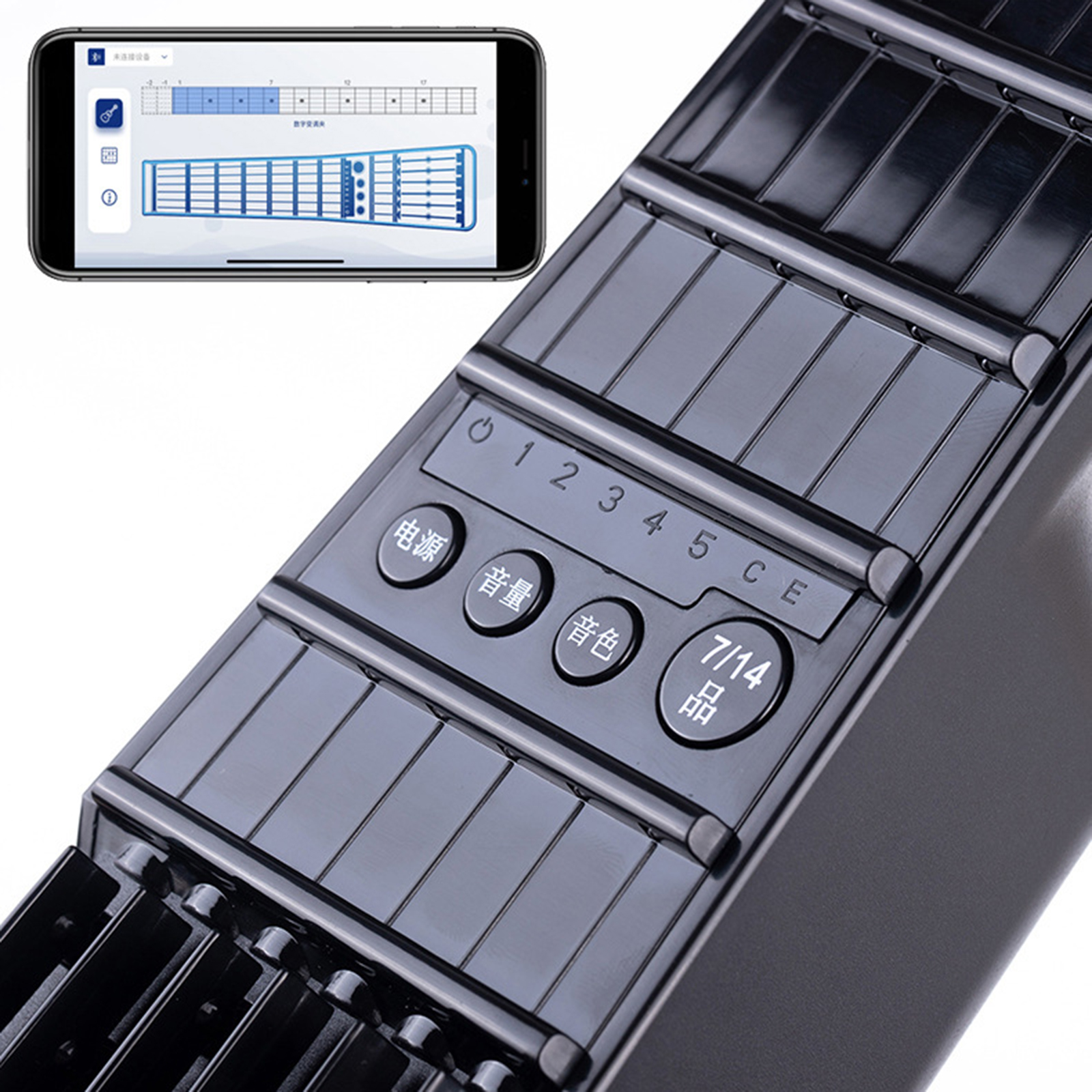 Portable Guitar Chord Trainer Wireless Electric Guitar Practice Tool for Beginners Kids Gfit