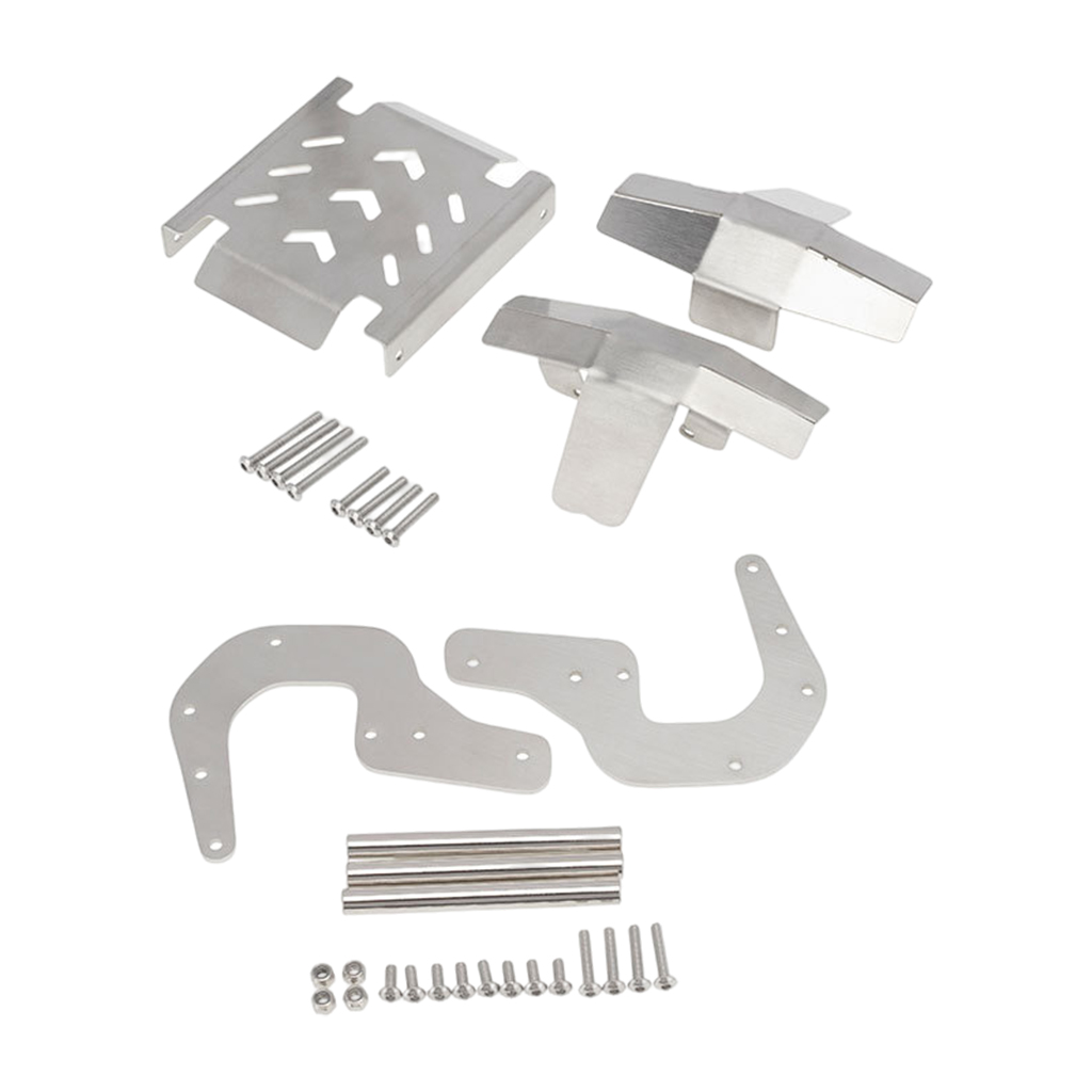 Stainless Steel Car Skid Plate Protection Plate Chassis Guard fits for LOSI LMT RC Monsters Truck