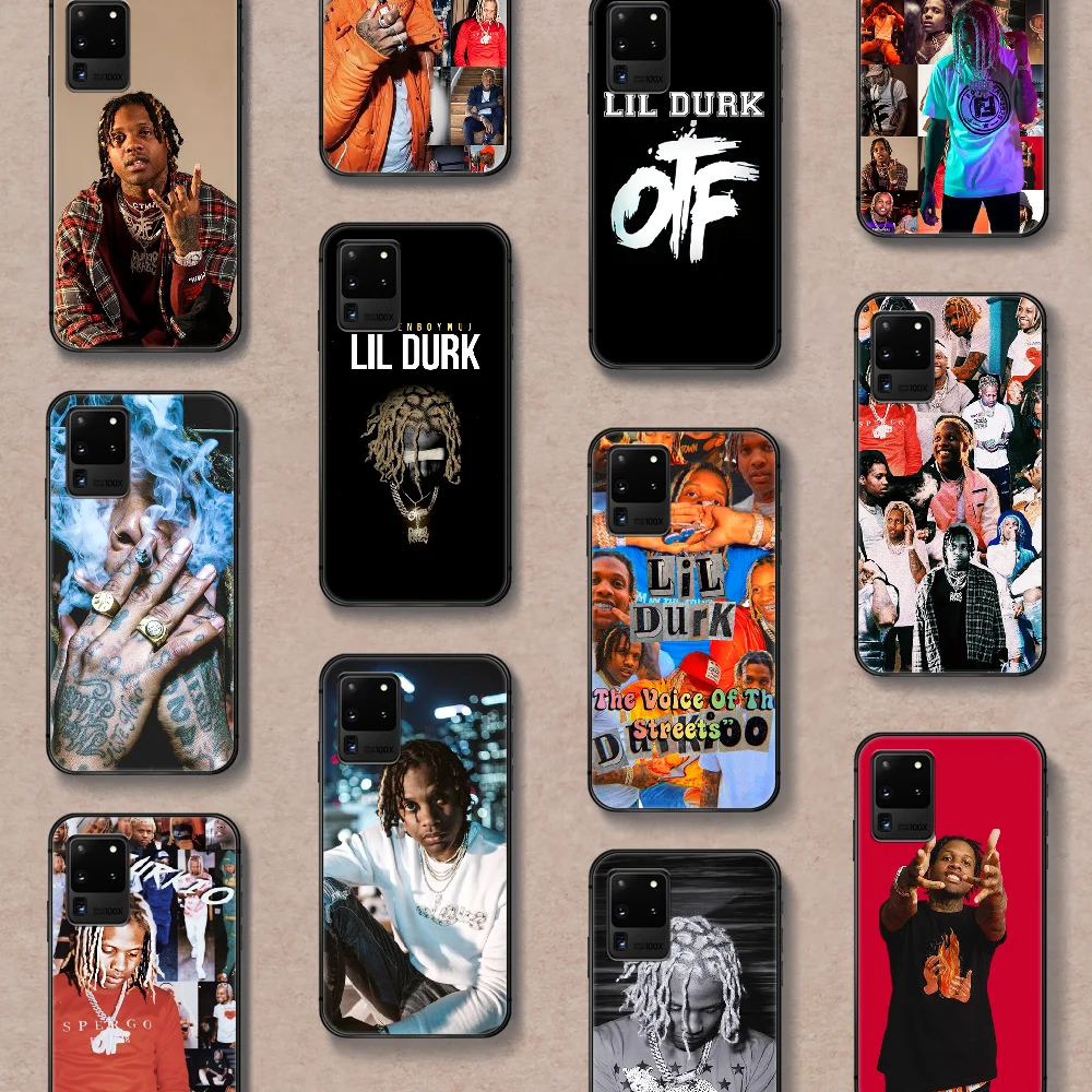 Bezwaar peper verraden Lil Durk Otf Rapper Phone Case Cover Hull For Samsung Galaxy S 7 8 9 10 E  20 Fe Edge Uitra Plus Note 9 10 20 Black Prime Soft - Mobile Phone Cases &  Covers - AliExpress