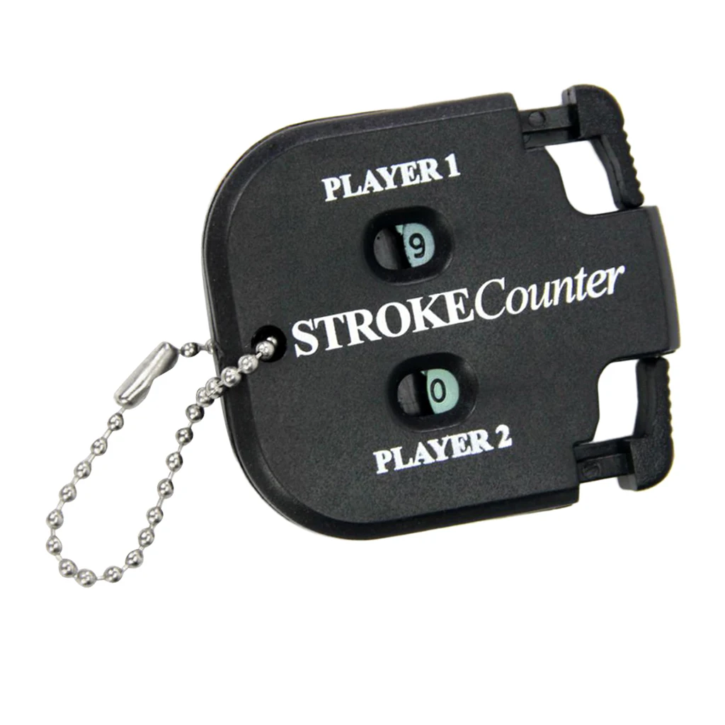 Golf Score Counter Keeper Keychain Stroke Shot Putter Counting Training Aids