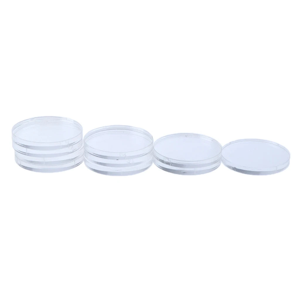 10pcs Round Transparent Acrylic Bases - for , , Wargaming