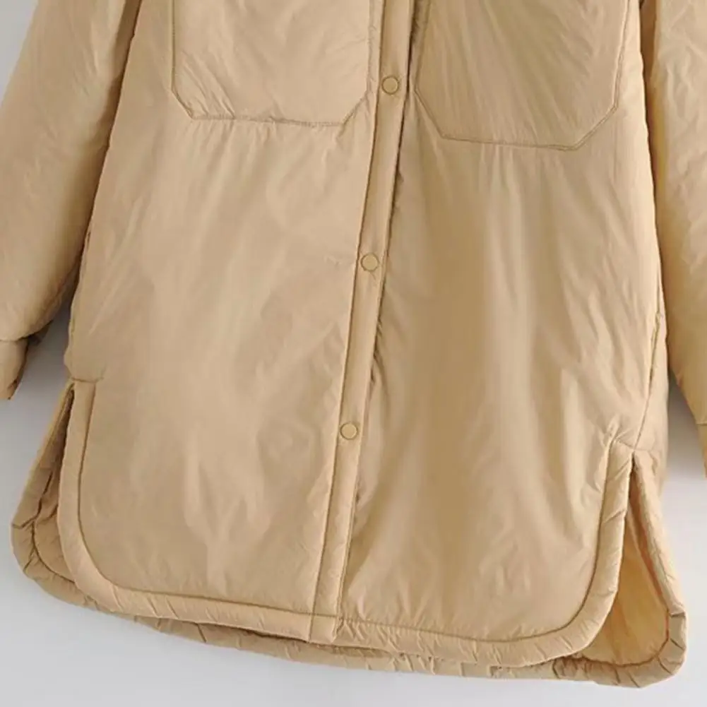 Down jaqueta Cardigan cor sólida mulheres casaco