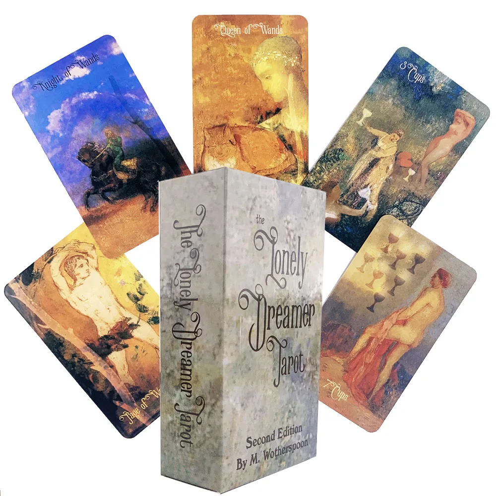 The Lonely Dreamer Tarot Cards Occult Divination Art Nouveau Psychic Witchcraft Supplies The Tarot Deck Board Game Miniatures