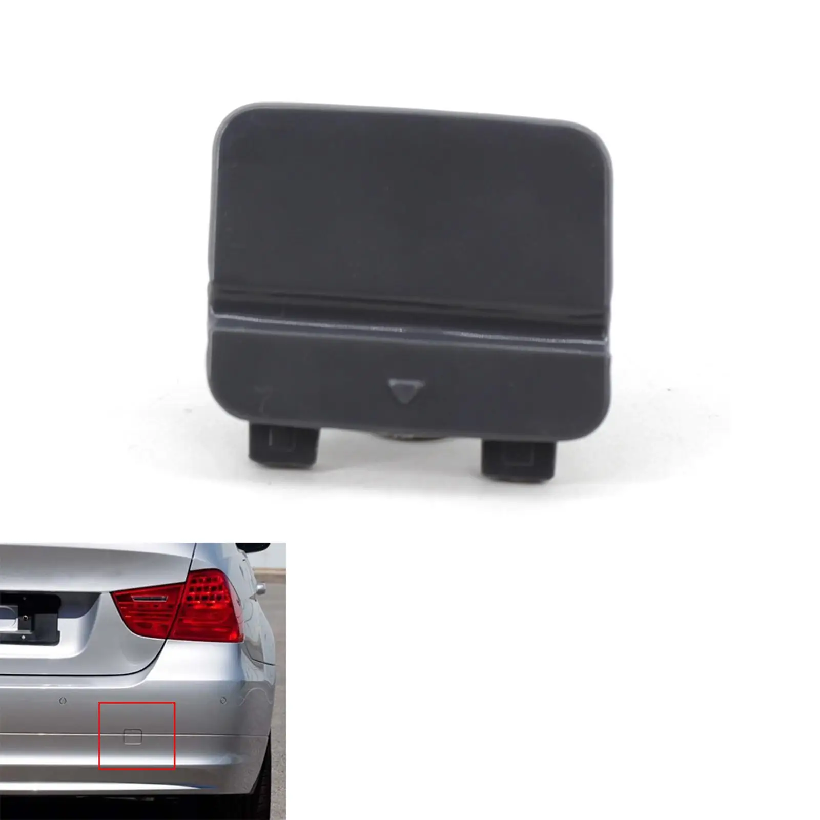 Car Rear Bumper Tow Hook Cover Caps 51127202673 Accessories for BMW E90 E91