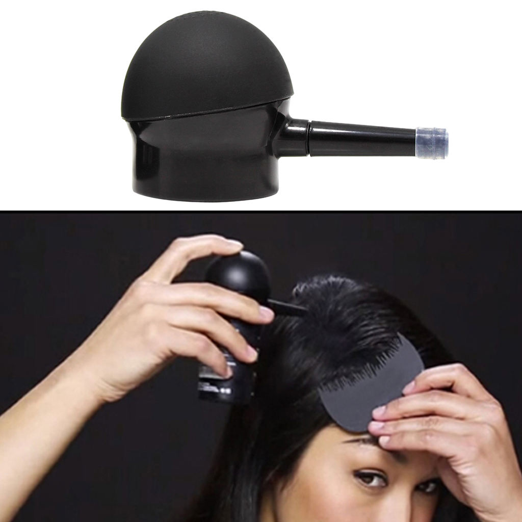 Hair Fiber Applicator Black Spray Nozzle Tools for Hairdressing Hair Loss Prevention Hair Building Fiber Men Women Hair Care